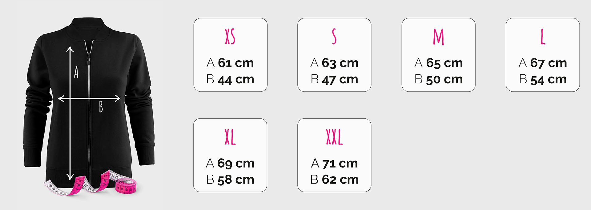 Stampa magliette personalizzate guida alle taglie